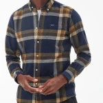 Barbour Overhemd Flanel Folley | Marine | www.pietkoopmans.nl