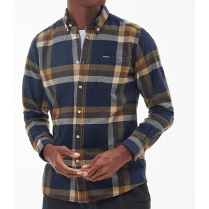 Barbour Overhemd Flanel Folley | Marine