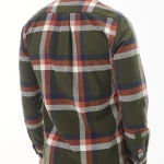 Barbour Overhemd Flanel Folley | Olijf | www.pietkoopmans.nl