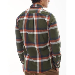 Barbour Overhemd Flanel Folley | Olijf