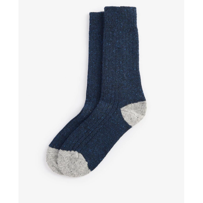 Barbour Houghton Sokken | Navy Grey | www.pietkoopmans.nl