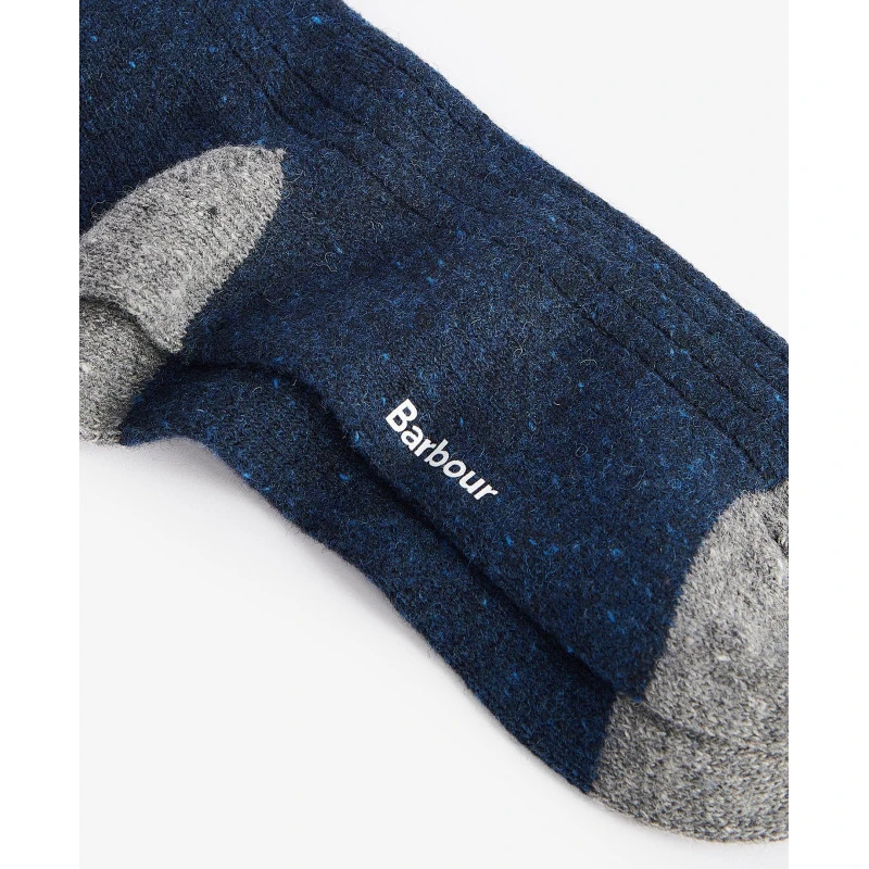 Barbour Houghton Sokken | Navy Antra  | www.pietkoopmans.nl