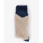 Barbour Houghton Sokken | Beige Navy  | www.pietkoopmans.nl