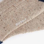 Barbour Houghton Sokken | Beige Navy  | www.pietkoopmans.nl