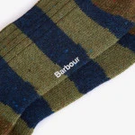 Barbour Houghton Sokken | Groen  Streep | www.pietkoopmans.nl