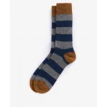 Barbour Houghton Sokken | Navy Streep | www.pietkoopmans.nl