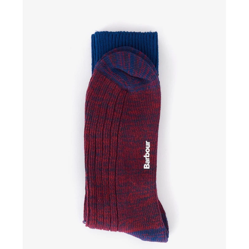 Barbour Twisted Sokken | Cranberry | www.pietkoopmans.nl