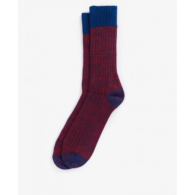Barbour Twisted Sokken | Cranberry | www.pietkoopmans.nl