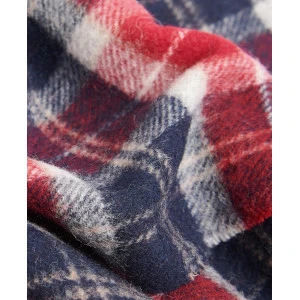 Barbour Tartan Lamswol Sjaal | Rood Geruit