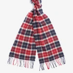 Barbour Tartan Lamswol Sjaal | Rood Geruit | www.pietkoopmans.nl