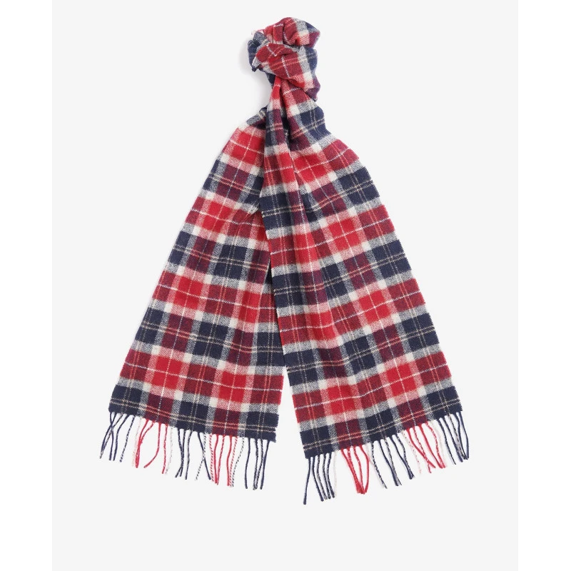 Barbour Tartan Lamswol Sjaal | Rood Geruit | www.pietkoopmans.nl