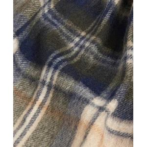Barbour Wol Cashmere Shawl | Beige Plaid
