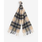 Barbour Wol Cashmere Shawl | Beige Plaid | www.pietkoopmans.nl