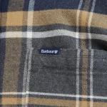 Barbour Overhemd Flanel Ronan | Grey Marl | www.pietkoopmans.nl