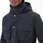 Barbour Winter Waxjas Corbridge | Navy | www.pietkoopmans.nl