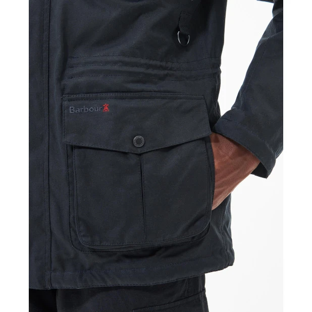 Barbour Winter Waxjas Corbridge | Navy | www.pietkoopmans.nl