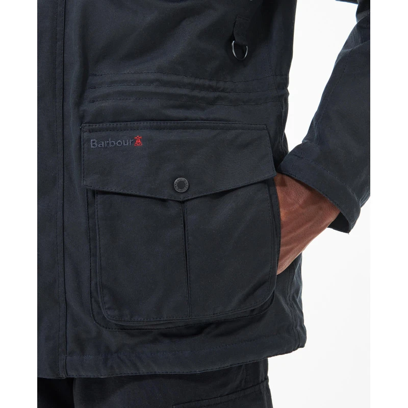 Barbour Winter Waxjas Corbridge | Navy | www.pietkoopmans.nl