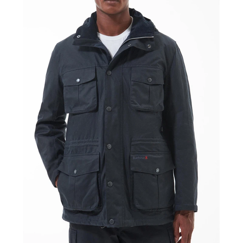 Barbour Winter Waxjas Corbridge | Navy | www.pietkoopmans.nl