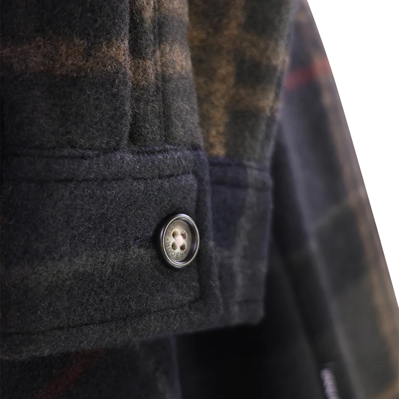 Barbour Woodlane Overshirt | Navy Green | www.pietkoopmans.nl