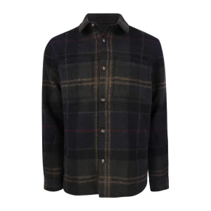 Barbour Woodlane Overshirt | Navy Green