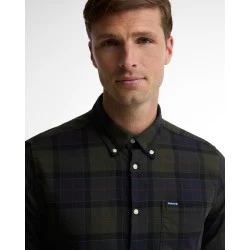 Barbour Fortrose flanel overhemd | Groen Geruit
