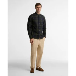 Barbour Fortrose flanel overhemd | Groen Geruit