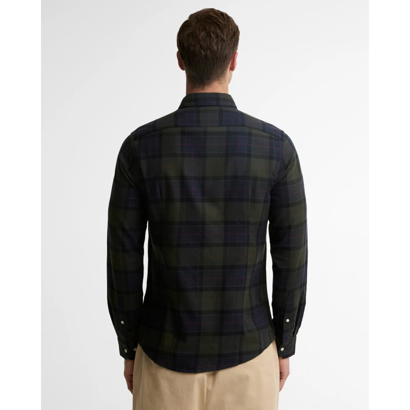 Barbour Overhemd Flanel Valley | Groen Geruit | www.pietkoopmans.nl