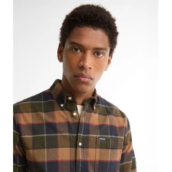 Barbour Overhemd Flanel Valley | Brique Geruit