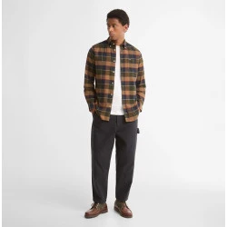 Barbour Overhemd Flanel Valley | Brique Geruit