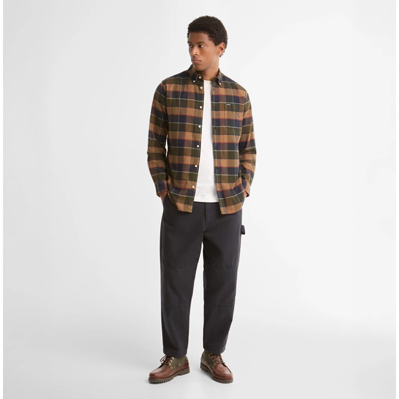 Barbour Overhemd Flanel Valley | Brique Geruit | www.pietkoopmans.nl