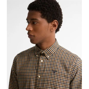 Barbour Flanellen Overhemd | Camel Blauw