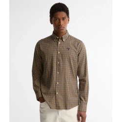 Barbour Flanellen Overhemd | Camel Blauw