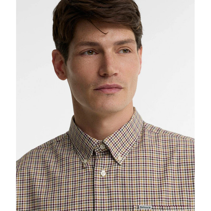 Barbour Overhemd Flanel Valley | Bordeaux Geruit | www.pietkoopmans.nl