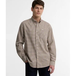 Barbour Farmtown Overhemd | Bordeaux Geruit