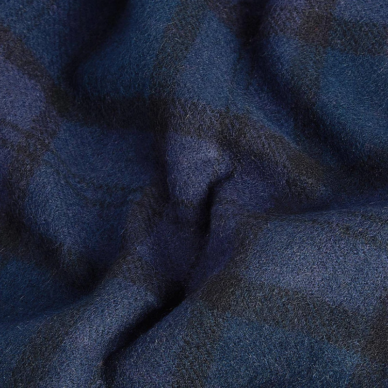 Barbour Lamswol Sjaal | Marine Groen | www.pietkoopmans.nl