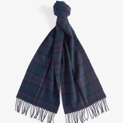 Barbour Lamswol Sjaal | Marine Groen