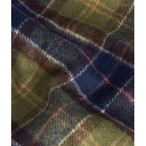 Barbour Tartan Lamswollen Sjaal | Groen Blauw