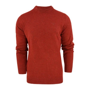 Barbour Trui Knit Tisbury | Terra Spikkel