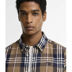 Barbour Overhemd Flanel Edgar| Bruin Geruit