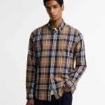Barbour Overhemd Flanel Edgar| Bruin Geruit | www.pietkoopmans.nl