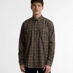 Barbour Thermo Overhemd Panwel | Navy Bordeaux Geruit | www.pietkoopmans.nl