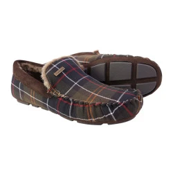 Barbour Luxe Pantoffel Monty | Green Tartan