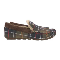 Barbour Luxe Pantoffel Monty | Green Tartan