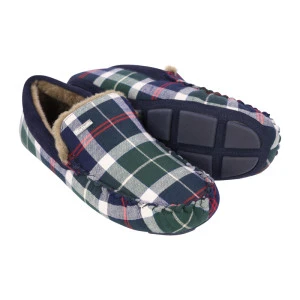 Barbour Luxe Pantoffel Monty | Evergreen