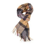 Barbour Cashmere Shawl | Camel Taupe Geruit | www.pietkoopmans.nl