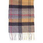 Barbour Cashmere Shawl | Camel Taupe Geruit | www.pietkoopmans.nl