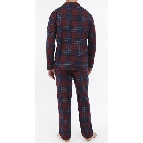 Barbour Flanel Pyjama | Bordeaux Tartan | www.pietkoopmans.nl