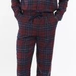 Barbour Flanel Pyjama | Bordeaux Tartan | www.pietkoopmans.nl