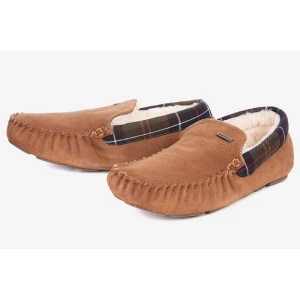 Barbour Luxe Pantoffel | Suede Camel