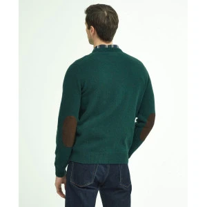 Barbour Lamswol Sweater | Evergreen